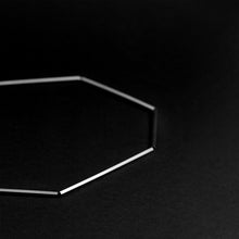 Load image into Gallery viewer, Details of the contemporary necklace called BLACK STAR