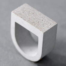 Load image into Gallery viewer, Ark Concrete ring Detail, another point of view