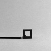 Load image into Gallery viewer, details of Elemento necklace in black