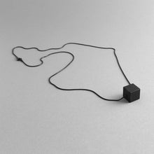 Load image into Gallery viewer, Detail of Black MODULOUNO necklace