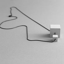 Load image into Gallery viewer, Detail of Grey MODULODUE necklace