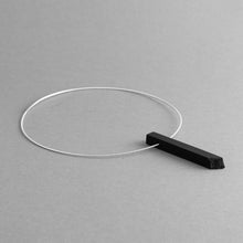 Load image into Gallery viewer, Detail of Black Column Necklace