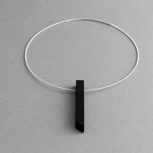 Load image into Gallery viewer, Detail of Black Column Necklace