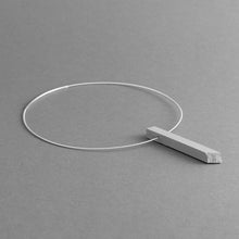 Load image into Gallery viewer, Detail of Grey Column Necklace