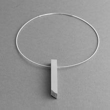 Load image into Gallery viewer, Detail of Grey Column Necklace