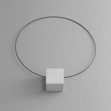 Load image into Gallery viewer, Detail of Grey Zero Necklace