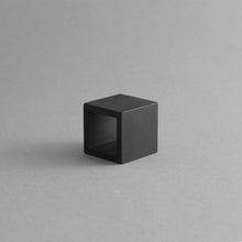 Load image into Gallery viewer, Detail of the Black Zero Necklace's pendent