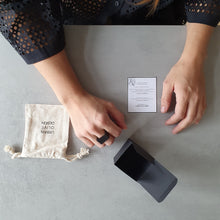 Load image into Gallery viewer, MK3 BLACK CONCRETE RING | Asymmetric Geometric Ring