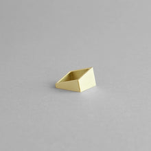 Load image into Gallery viewer, Detail of the Brass Square Ring model 05