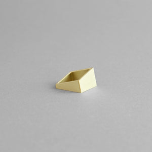 Detail of the Brass Square Ring model 05