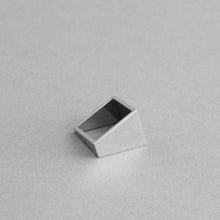 Load image into Gallery viewer, Silver 925 square square ring detail