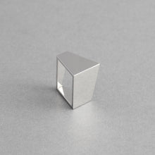 Load image into Gallery viewer, Silver 925 square square ring detail