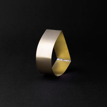 Load image into Gallery viewer, Detail of MOON bracelet in brass