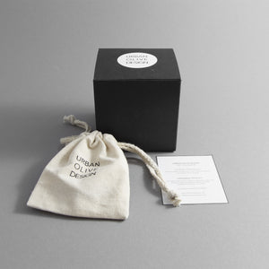 Gift box with a Certificate of Authenticity and a drawstring pouch made of organic cotton