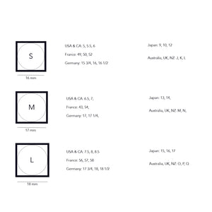 Ring sizes guide